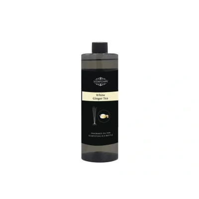 Afbeelding van Scentchips® Geurstokjes Navulling Witte Gemberthee Geurverspreider Luchtverfrisser Huisparfum 400ml
