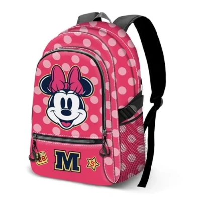 Afbeelding van Karactermania Disney Minnie Mouse FIGHT FAN 2.2 Rugzak Backpack handbagage met trolley bevestiging Roze
