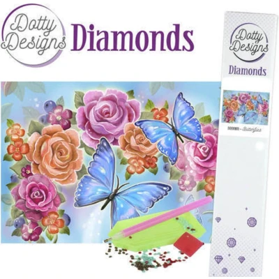 Afbeelding van Dotty Designs Diamonds Butterfly