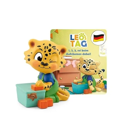 Afbeelding van tonies Luisterfiguren voor Toniebox, Leos Tag 1, 2, 3, wees met de schoonmaak! Audiospel liedjes kinderen vanaf 3 jaar, speeltijd ca. 50 minuten