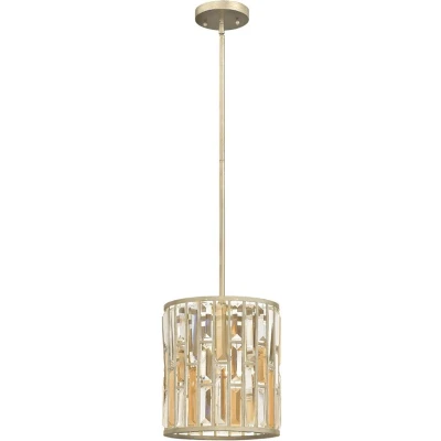 Afbeelding van Hinkley LED Pendelarmatuur Gemma 1X E27 Max 60W Dimbaar Silver Leaf