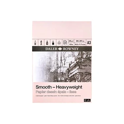 Afbeelding van Blok Daler glad papier 220gr A3 25vel