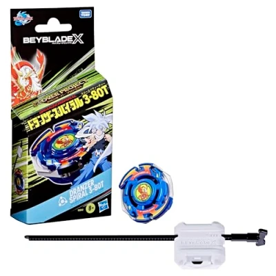 Afbeelding van Hasbro Beyblade X, X Over Project, Dranzer Spiral 3 80T, initiaalset met top en launcher, kleur (5010996344984)