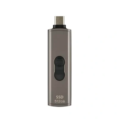 Image de Transcend ESD330C SSD chiffré 512 Go externe (portable) USB (USB C connecteur) AES 256 bits brun grisâtre foncé
