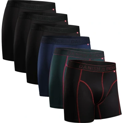 Afbeelding van Danish Endurance 6 PACK Performance Boxershort, Heren, Maat: 3XL, Black/multicoloured