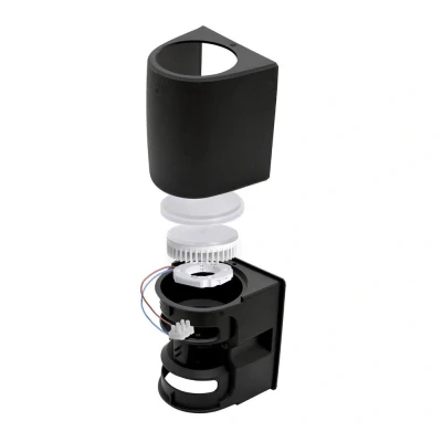 Afbeelding van Fumagalli Wandlamp Marta 160 Down Zwart Ip55 Diffuus Glas Incl. Gx53 3w 3000k 4000k 6500k LEDdirect.nl