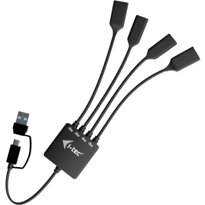 Afbeelding van i tec USB C/USB A Cable HUB 4 port (2x C, 2x A)