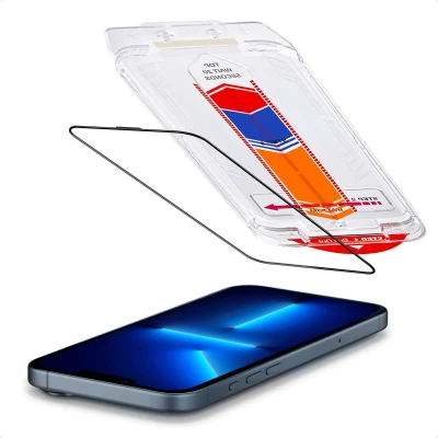 Afbeelding van Accezz Gehard Glas Screenprotector + Applicator voor de Apple iPhone 13 Pro Max / 14 Plus