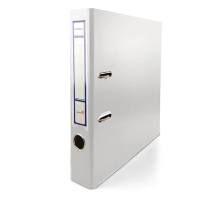 Afbeelding van Netuno A4 5 cm Aktmap met 2 ringen, wit, karton, voor bureau, rek, kantoor, kantoor