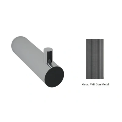 Afbeelding van Waterevolution Flow handdoekhaakje PVD Gun Metal A150GME