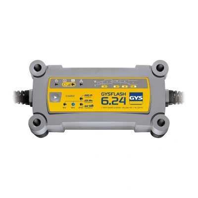 Afbeelding van GYS 029460 Batterijlader draagbaar, druppellader 6B 0.8A 6, 12, 24