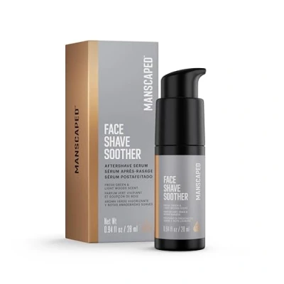 Afbeelding van MANSCAPED® Face Shave Soother, aftershave serum voor mannen met rode algen, minthyllactaat en vitamine B3 verfrissing, kalmeren hydrateren, veganistisch, 28 ml