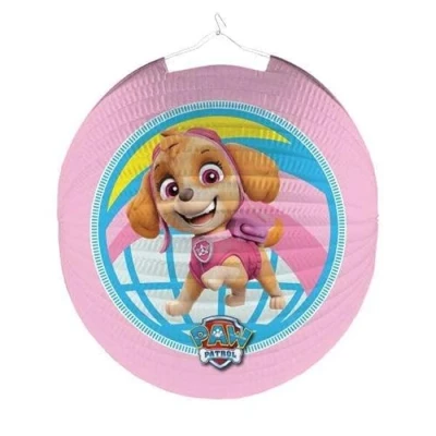 Afbeelding van amscan Lampion Paw Patrol Skye Junior papier, 25 cm, roze