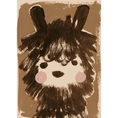 Afbeelding van Studio loco poster alpaca