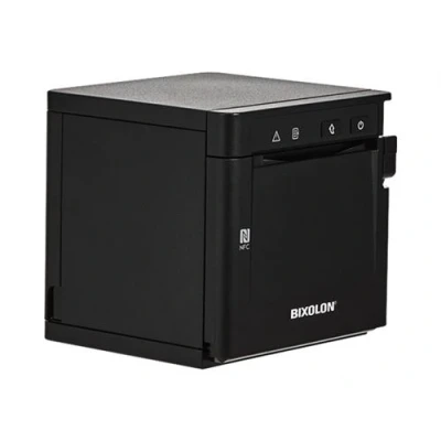 Image de BIXOLON SRP Q300 Imprimante de reçus thermique direct Rouleau (8 cm) 180 dpi jusqu&#039;à 220 mm/sec USB 2.0, LAN outil coupe noir