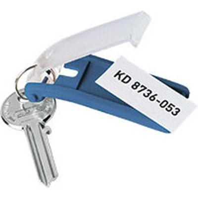 Afbeelding van Durable sleutelhanger Key Clip, blauw, pak van 6 stuks