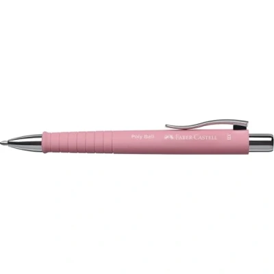 Afbeelding van Faber Castell balpen Polyball XB lichtroze FC 241127