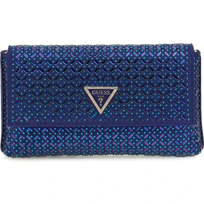 Afbeelding van Guess Zalina FLAP Clutch Handtas, Dames, Maat: One Size, Sapphire