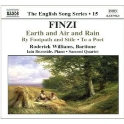 Afbeelding van Roderick Williams, Iain Burnside, Sacconi Quartet Finzi: Earth And Air Rain (CD)