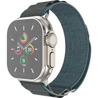 Afbeelding van imoshion Nylon Alpine bandje voor de Apple Watch Series 1 t/m 10 / SE Ultra (2) (44/45/46/49 mm) Blauw