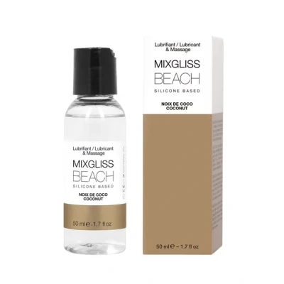 Image de MIXGLISS BEACH, Lubrifiant Premium à Base de Silicone, Noix Coco 50 ml