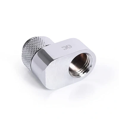 Afbeelding van Alphacool IcicleG1/4 inch verlenging Offset MF 16, Waterkoelingsonderdelen Accessoires, Zilver