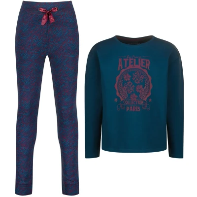 Afbeelding van Vingino winter pyjama meisjes zwart Wayra comfort fit