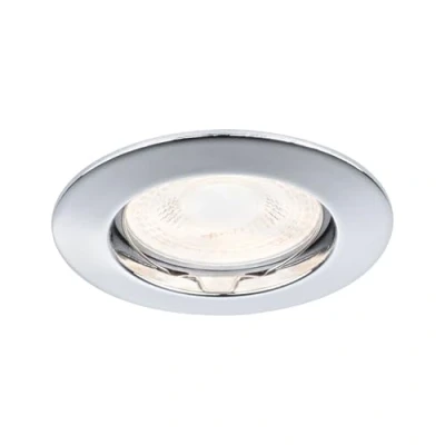 Afbeelding van Paulmann Inbouwlamp Premium IP44 GU5,3 dimbaar chroom Ø79mm 1 spot