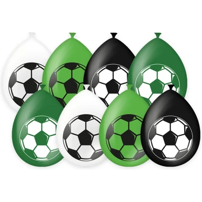 Afbeelding van Voetbal World Ballonnen 30cm 8 stuks