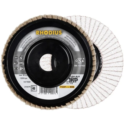 Afbeelding van Rhodius 210474 LGA ALU Lamellenschijf Diameter 115 mm Boordiameter 22.23 Non ferrometaal 1 stuk(s)