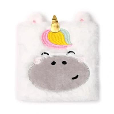 Afbeelding van Unicorn Plush Fluffies Notebook Notablok 17x15x2cm