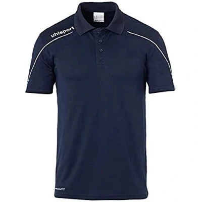 Afbeelding van Uhlsport Stream 22 Polo Kinderen Marine / Wit Maat: 164