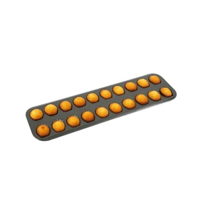 Image de Moule métal anti adhérent Madeleinettes emboutie par 20