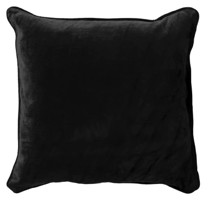 Afbeelding van Hoii CHLOE Sierkussen 50x50 cm Raven Zwart met duurzame kussenvulling