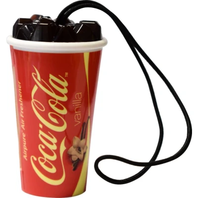 Image de Désodorisant voiture coca cola vanille 3d