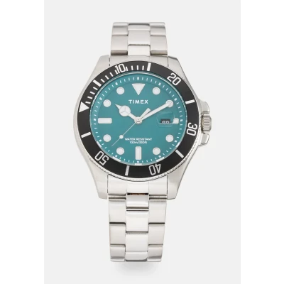 Afbeelding van Timex Harborside Coast Horloge aventurine/silvercoloured, Heren, Maat: One Size, Aventurine/silver coloured