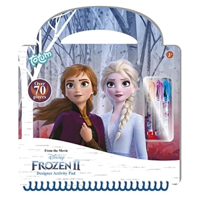 Afbeelding van Totum kinder hobbyset Frozen designer activity book 681446 23x26x2cm 3+ (04 21)
