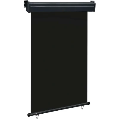 Afbeelding van vidaXL Balkonscherm 120x250 cm zwart