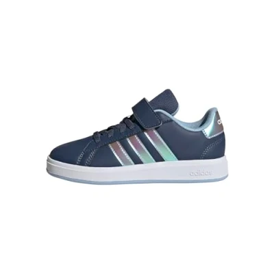 Image de adidas Mixte enfant GRAND COURT 2.0 SHOES CHILDREN, Preloved Ink/Iridescent/Clear Sky, 28 EU