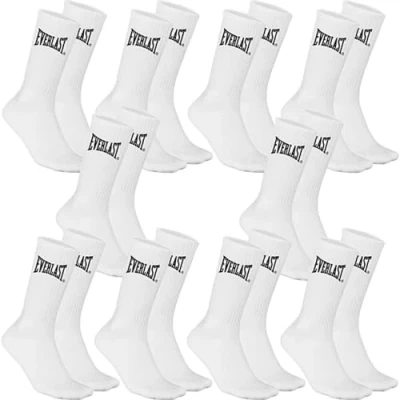 Afbeelding van Everlast Men Tennis Socks 10 Pack White 43 46