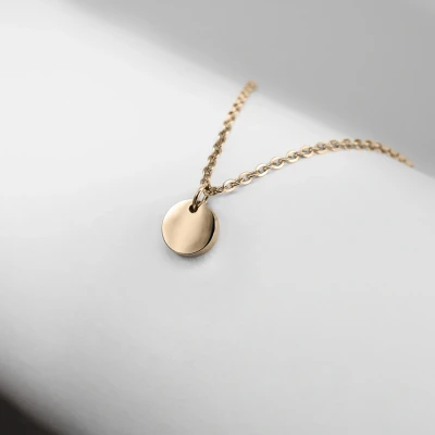 Image de Ponytail&amp;Co Pendentif Pièce de monnaie Mini Or Rose