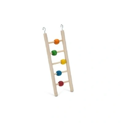 Afbeelding van Bz houten vogelladder beady 5 treden 23cm