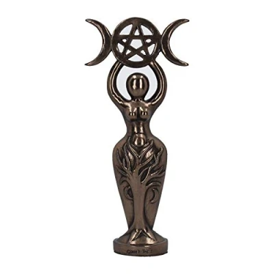 Afbeelding van Nemesis Now Beeld/figuur Triple Goddess Idol 20cm Bronskleurig