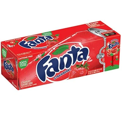 Afbeelding van Fanta USA Strawberry (12 x 355 ml)