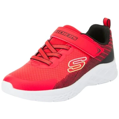 Afbeelding van Skechers Microspec II Sneakers laag voor kinderen, Maat: 34, Red Textiel/ synthetisch