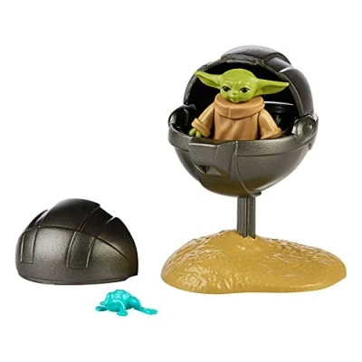Afbeelding van Star Wars Retro Collectie The Child Toy 3,5 in schaal De Mandalorian Action Figure met accessoires, speelgoed voor kinderen vanaf 4 jaar