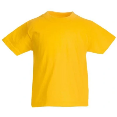Afbeelding van Fruit Of The Loom Originele T shirt met korte mouwen voor kinderen / kinder (Zonnebloem Geel)