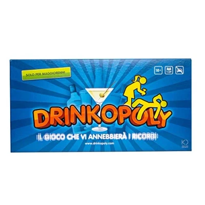 Afbeelding van Drinkopoly Het spel dat je herinneringen zal vertroebelen! Bordspellen voor volwassenen