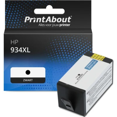 Afbeelding van Huismerk HP 934XL (C2P23AE) Inktcartridge Zwart Hoge capaciteit