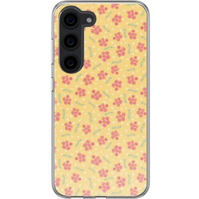 Afbeelding van imoshion hoesje Geschikt voor Samsung Galaxy S23 Design Sunny Yellow Petite Flowers